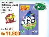 Promo Harga MAX KLEEN Liquid Detergent Anti Odor 600 ml - Indomaret
