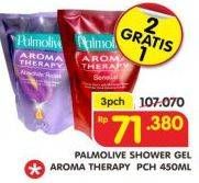 Promo Harga PALMOLIVE Shower Gel Aroma Teraphy per 3 pouch 450 ml - Superindo