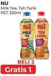 Promo Harga NU Milk Tea, Teh Tarik 330 mL  - Alfamart