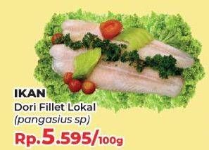 Promo Harga Fillet Dori Lokal per 100 gr - Yogya