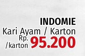 Promo Harga INDOMIE Mi Kuah Kari Ayam per 40 pcs 72 gr - LotteMart