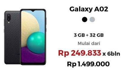 Promo Harga SAMSUNG Galaxy A02  - Erafone