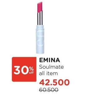Promo Harga EMINA Soulmate Lipstick All Variants  - Watsons