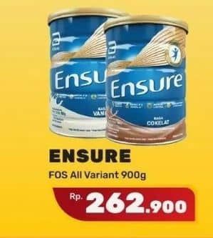 Promo Harga Ensure Nutrition Powder FOS All Variants 900 gr - Yogya