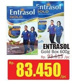 Promo Harga ENTRASOL Gold Susu Bubuk 600 gr - Hari Hari