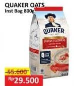 Promo Harga Quaker Oatmeal Instant 800 gr - Alfamart