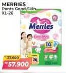Promo Harga Merries Pants Good Skin XL26 26 pcs - Alfamart