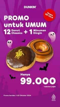 Promo Harga Promo untuk UMUM  - Dunkin Donuts