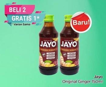 Promo Harga JAYO Original Ginger Drink 150 ml - TIP TOP
