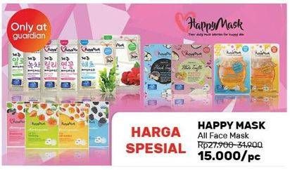Promo Harga HAPPY MASK Masker All Variants  - Guardian