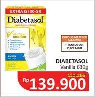 Promo Harga DIABETASOL Special Nutrition for Diabetic Vanilla 630 gr - Alfamidi
