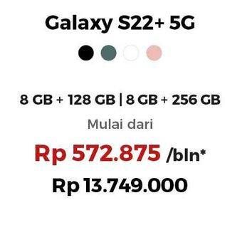 Promo Harga Samsung Galaxy S22 Plus 5G 8GB + 128GB, 8GB + 256GB  - Erafone