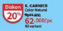 Promo Harga Garnier Hair Color All Variants 105 ml - Guardian
