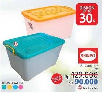 Promo Harga SHINPO Container Box All Variants  - LotteMart