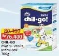 Promo Harga Morinaga Chil Go Bubuk 1+ Madu, Vanilla 700 gr - Alfamart