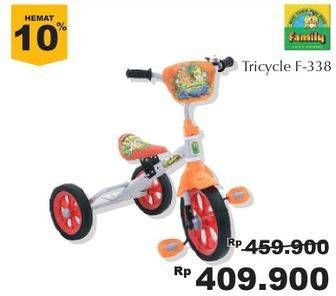 Promo Harga FAMILY Tricycle F-338  - Giant