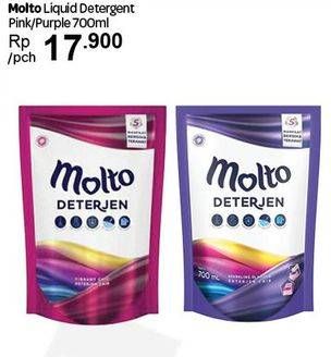 Promo Harga MOLTO Liquid Detergent Pink, Purple 700 ml - Carrefour