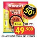 Promo Harga Kimbo Sosis Sapi Goreng 744 gr - Superindo