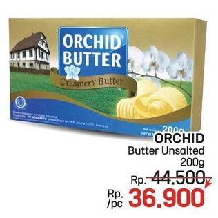 Promo Harga Orchid Butter Mentega Unsalted 200 gr - LotteMart