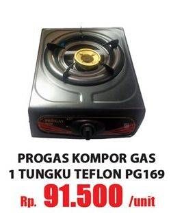 Promo Harga PROGAS Kompor 1 Tungku Portable PG169  - Hari Hari