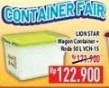 Promo Harga LION STAR Wagon Container VC-15 50000 ml - Hypermart