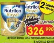 Promo Harga Nutrilon Royal 3 Susu Pertumbuhan Madu, Vanila 800 gr - Superindo