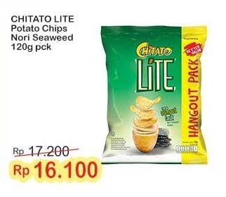 Promo Harga Chitato Lite Snack Potato Chips Seaweed 120 gr - Indomaret