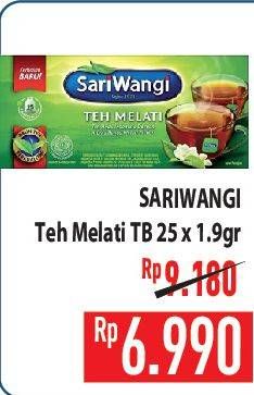 Promo Harga Sariwangi Teh Melati 47 gr - Hypermart