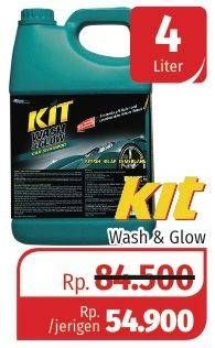 Promo Harga KIT Wash & Glow Car Shampoo 4 ltr - Lotte Grosir