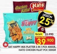 Harga Eat Happy Mix Plater 3in1/Hato Chicken Fillet