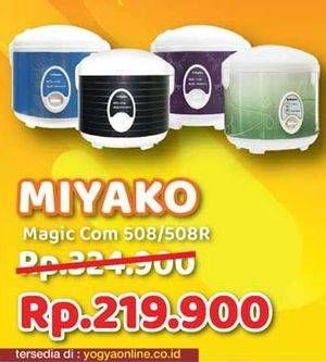 Promo Harga Magic Com 508/508R  - Yogya