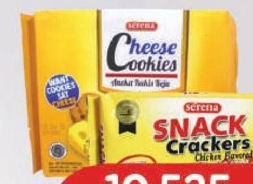 Promo Harga SERENA Snack Crackers 210 gr - TIP TOP
