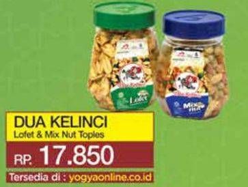 Promo Harga Dua Kelinci Kacang Lofet, Mix Nut 125 gr - Yogya