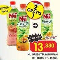 Promo Harga NU Green Tea All Variants 450 ml - Superindo