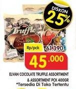 Promo Harga ELVAN Chocolate Truffle 500 gr - Superindo