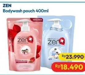 Promo Harga ZEN Anti Bacterial Body Wash 400 ml - Hypermart