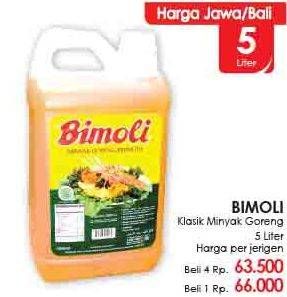 Promo Harga BIMOLI Minyak Goreng 5 ltr - LotteMart