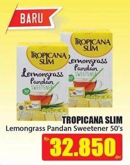 Promo Harga TROPICANA SLIM Sweetener Lemongrass Pandan 50 pcs - Hari Hari