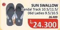 Promo Harga SUN SWALLOW Sandal Jepit 10.5, 11.5, Ladies  - Alfamidi