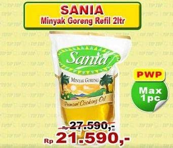 Promo Harga SANIA Minyak Goreng 2 ltr - TIP TOP