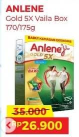 Promo Harga Anlene Gold Plus 5x Hi-Calcium Vanila 175 gr - Alfamart