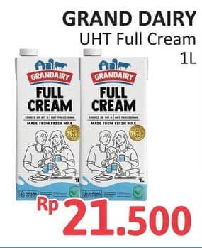 Promo Harga Grandairy Foaming Milk  1000 ml - Alfamidi