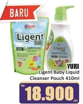 Promo Harga Yuri Ligent Baby Liquid Cleanser 410 ml - Hari Hari