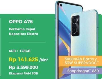 Promo Harga Oppo A76  - Erafone