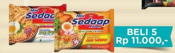 Promo Harga SEDAAP Mie Kuah All Variants per 5 pcs - Alfamart