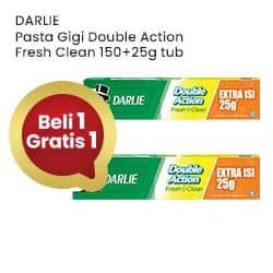 Promo Harga Darlie Toothpaste Double Action Fresh Clean 175 gr - Indomaret