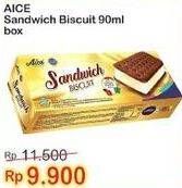 Promo Harga Aice Ice Cream Sandwich Biscuit 90 ml - Indomaret