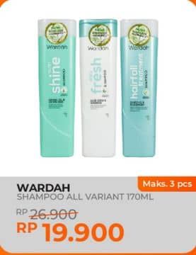 Promo Harga Wardah Shampoo All Variants 170 ml - Yogya