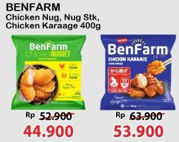 Promo Harga Benfarm Chicken Nugget Stick 400 gr - Alfamart