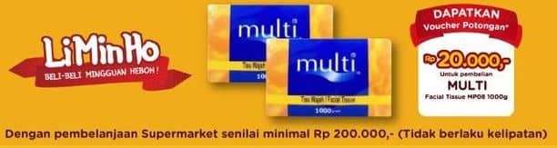 Promo Harga Multi Facial Tissue 1000 gr - Yogya